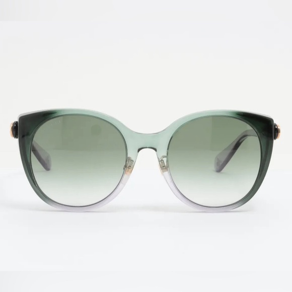 Gucci Interlocking G Sunglasses  GG0369S - Green - Picture 2 of 5
